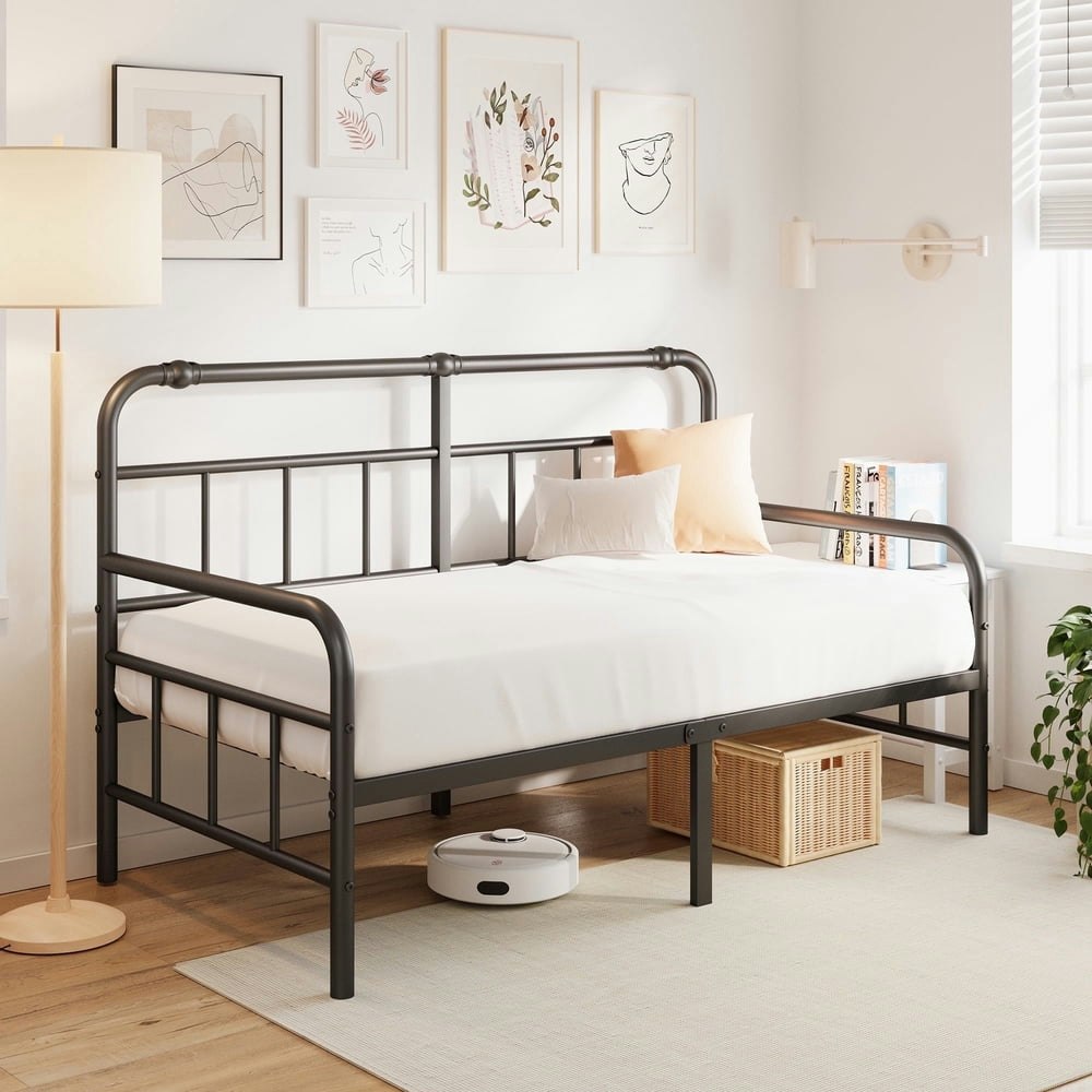 QFTIME Twin-Size Metal Daybed Frame: $118.58 QFTIME Twin-Size Metal Daybed Frame: $118.58