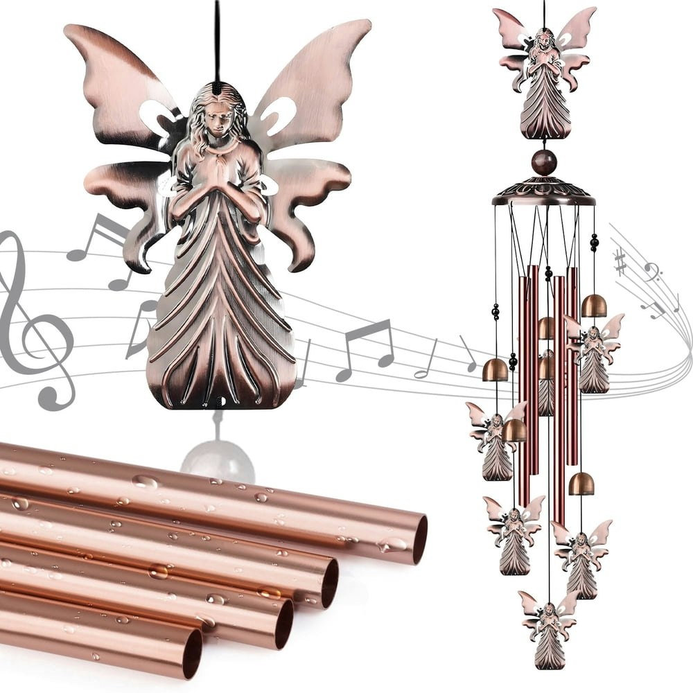 Rirool 35-Inch Angel Wind Chimes: $11.99 Rirool 35-Inch Angel Wind Chimes: $11.99