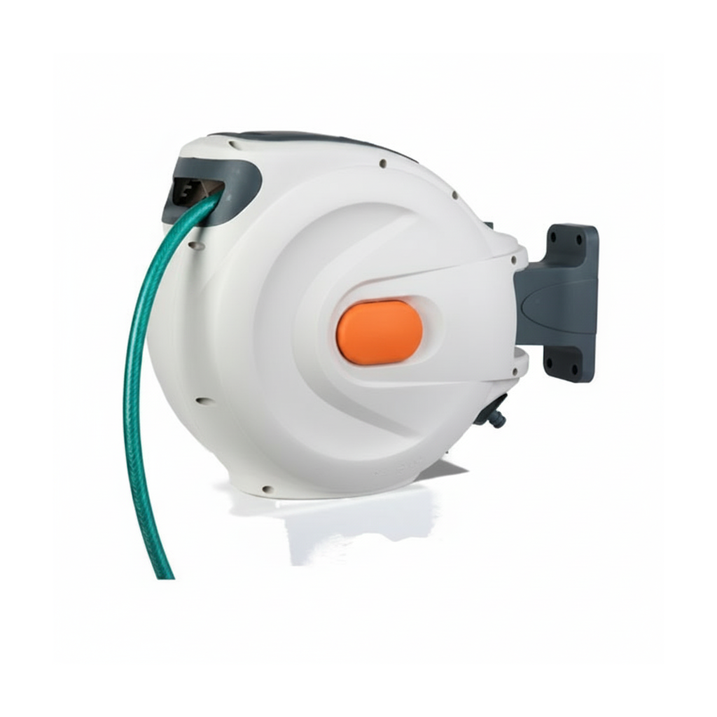 65-Foot Wall Mounted Retractable Hose Reel: $14.90