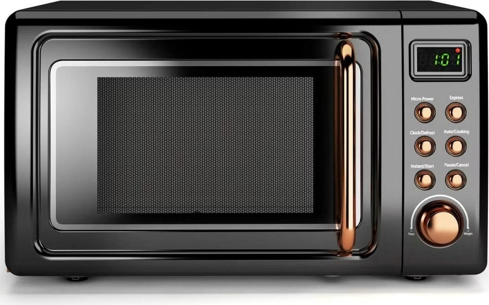Costway 0.7-Cubic Foot Retro Countertop Microwave Oven: $90
