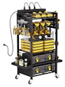 Vevor 5-Tier Tool Organizer Cart w/ Charging Station for $58 + free shipping