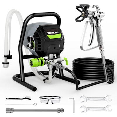 WorkPro 700W 2900PSI Airless Paint Sprayer w/ 12" Extension Rod for $180 + free shipping