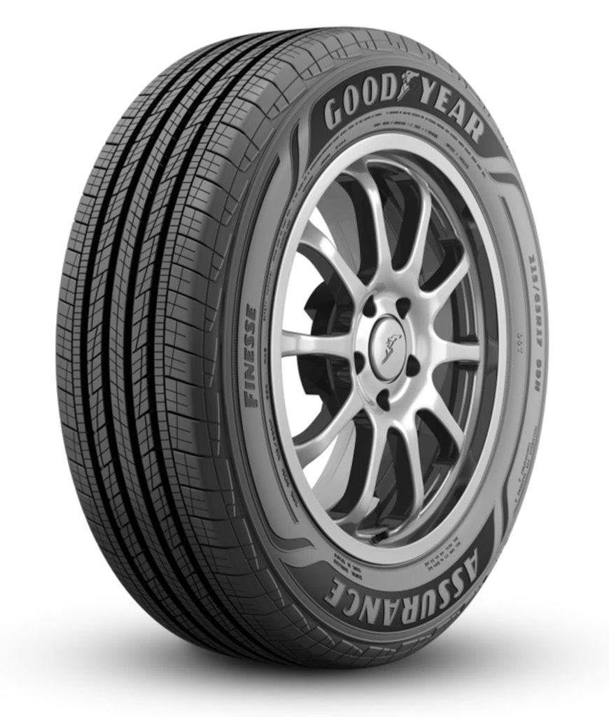 Goodyear Assurance Finesse 225/65R17 102H All-Season Tire: $95