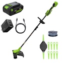 Greenworks 24V 13" String Trimmer w/ 4.0 Ah Battery for $110 + free shipping w/ Prime