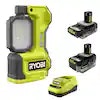 RYOBI ONE+ 18V Hybrid Cordless LED Magnetic Task Light w/ 4.0Ah & 2.0Ah Batteries & Charger for $79 + free shipping