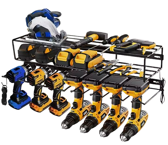 Wall-Mounted Power Tool Storage Rack: $13 Wall-Mounted Power Tool Storage Rack: $13