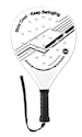 Lightweight Carbon Fiber Padel Racquet w/ EVA Foam Core for $21 + free shipping
