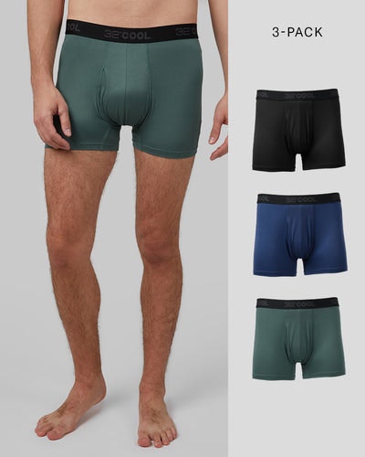 32 Degrees Men's 3-Pack Cool Trunk Boxer Briefs 3-Pack: $8.99