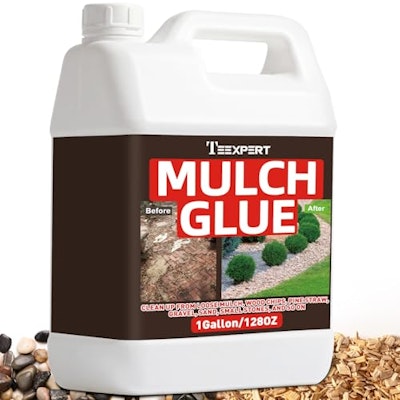 Teexpert 1-Gallon Landscaping Mulch and Rock Glue for $23 + free shipping w/ Prime