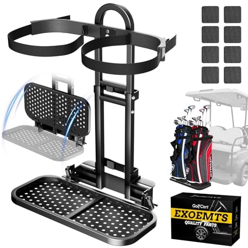 Exoemts Foldable Golf Cart Rear Seat Bag Holder: $156.79 Exoemts Foldable Golf Cart Rear Seat Bag Holder: $156.79