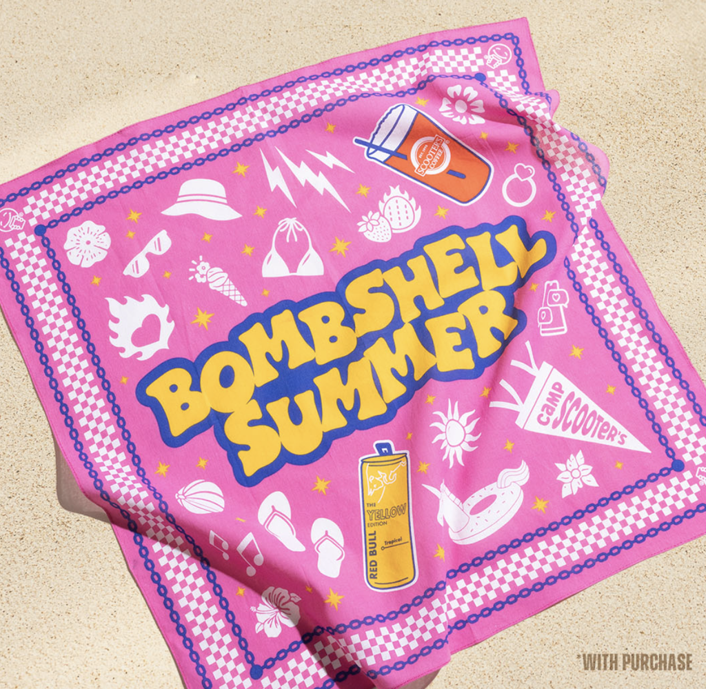 Scooter's Coffee Bandana: Free w/ purchase