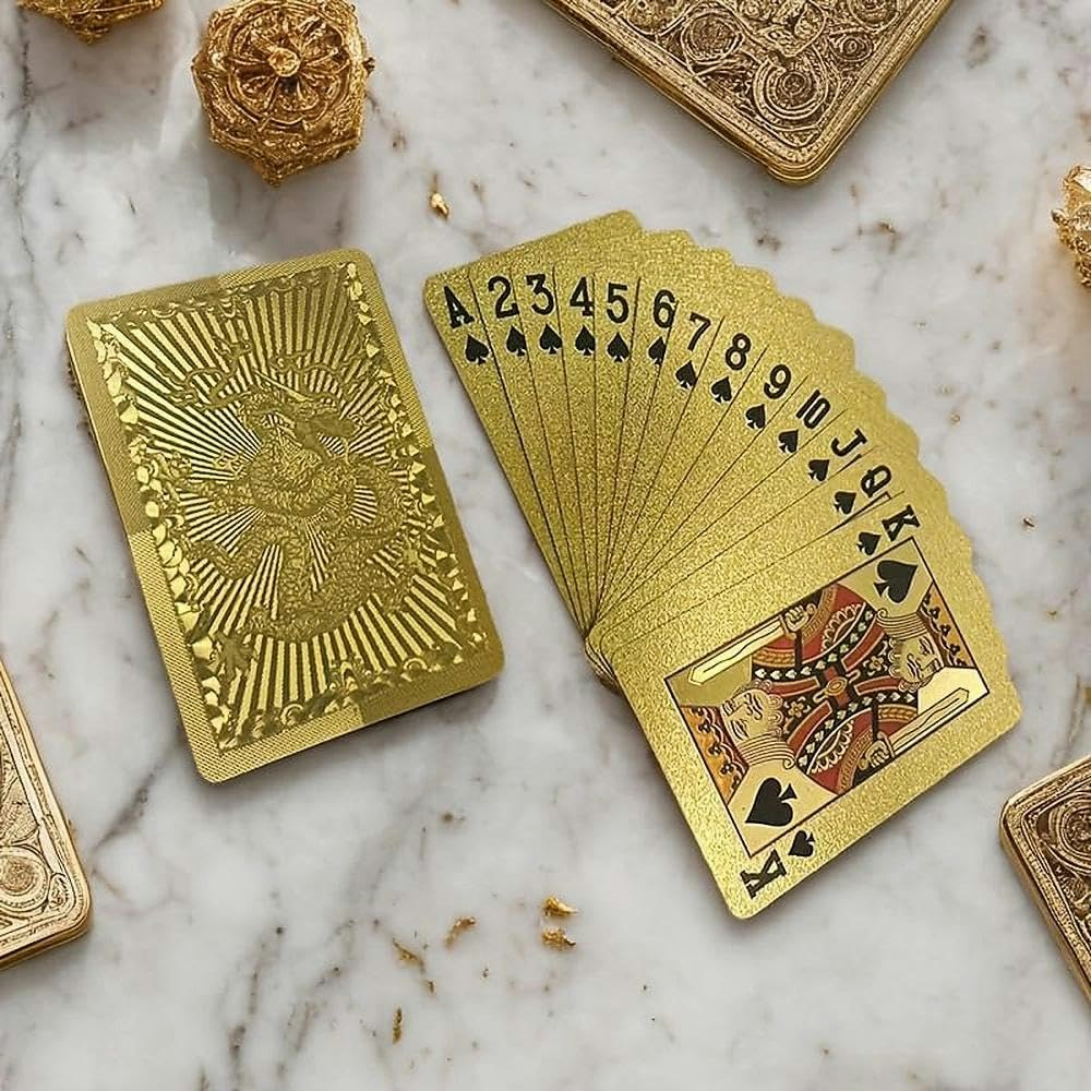 Golden Dragon PVC Playing Cards: $1.83