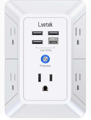 5-Outlet Extender for $3.60 + free shipping w/ $25