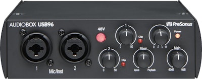 PreSonus AudioBox 96 25th Anniversary USB Audio Interface for $80 + free shipping