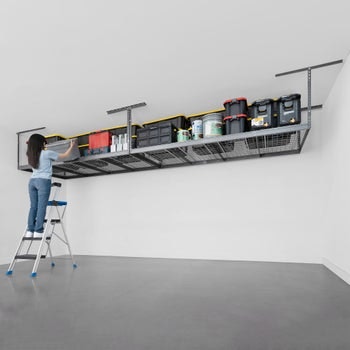 SafeRacks Super Duty 4 x 8-Foot Overhead Garage Storage Rack 2-Pack: $270 SafeRacks Super Duty 4 x 8-Foot Overhead Garage Storage Rack 2-Pack: $270