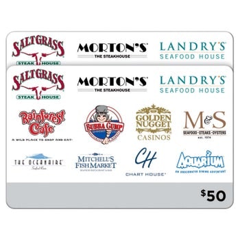 $100 in Landry's Multi-Brand Restaurants & More Gift Cards: $80