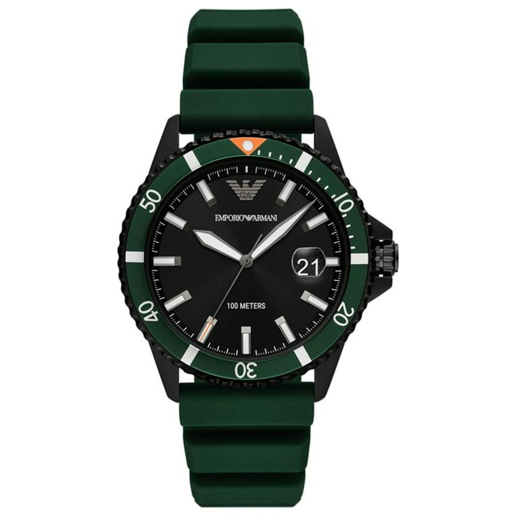Emporio Armani Men's Classic Quartz Black Dial Watch: $70 Emporio Armani Men's Classic Quartz Black Dial Watch: $70