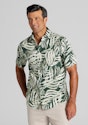 Jos. A. Bank Tailored Fit Giant Fern Linen-Cotton Blend Sportshirt for $15 + free shipping w/ $50