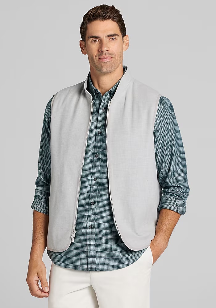 Jos. A. Bank Tailored Fit Tech Flannel Vest: $15