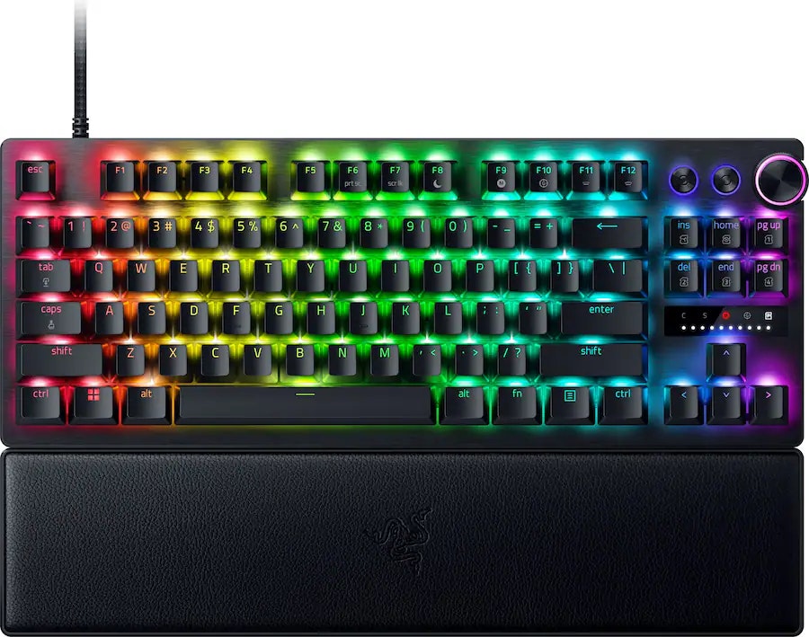 Razer Huntsman V3 Pro TKL Gaming Keyboard: $125