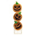 Celebrations 48" LED Prelit Infinity Stacked 3 Pumpkins Halloween Decor for $90 + free shipping