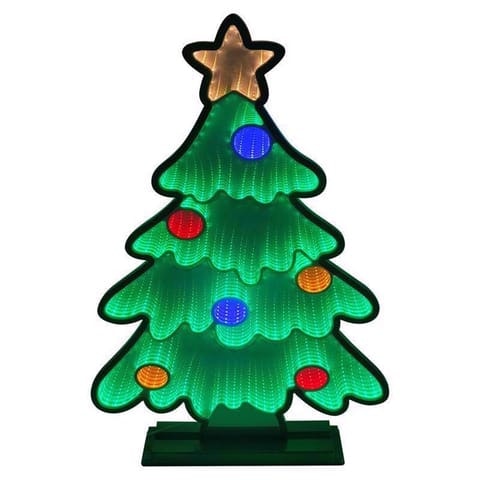 Celebrations LED Infinity Christmas Tree 30" Yard Decor: $90
