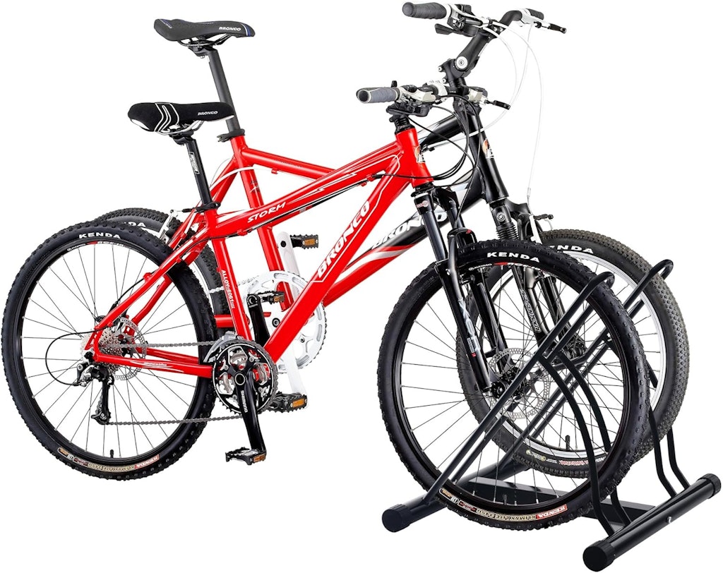 Rad Cycle Mighty Rack Dual Bike Stand: $25