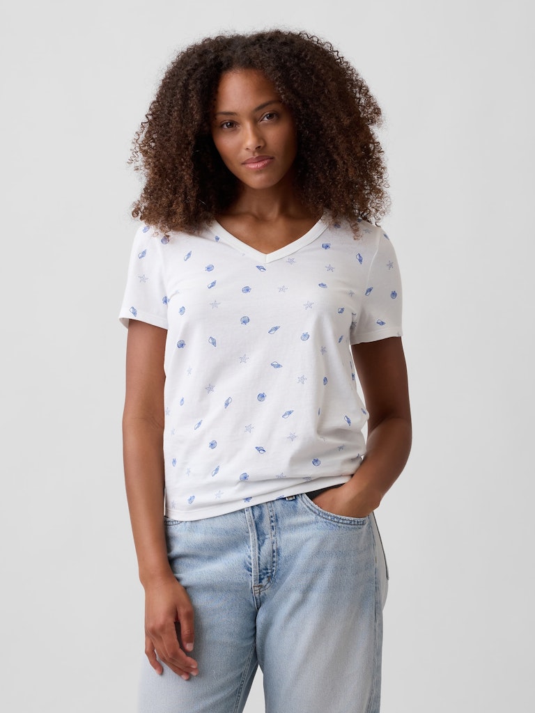 V-Neck T-Shirt: $7.49