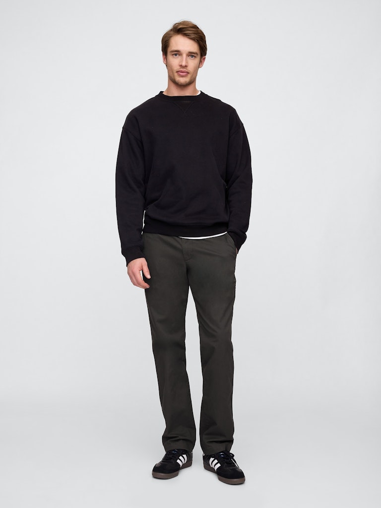 GapFlex Essential Straight Fit Khakis: $23.99