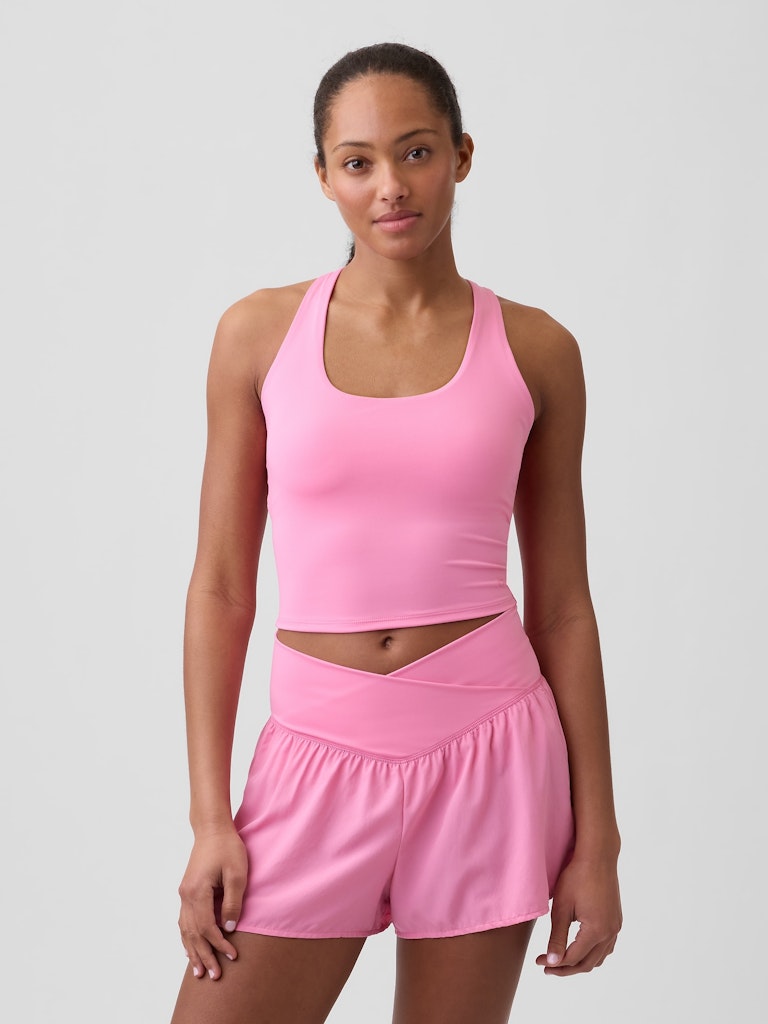 GapFit Studio Recycled Tank Top: $15.99 GapFit Studio Recycled Tank Top: $15.99