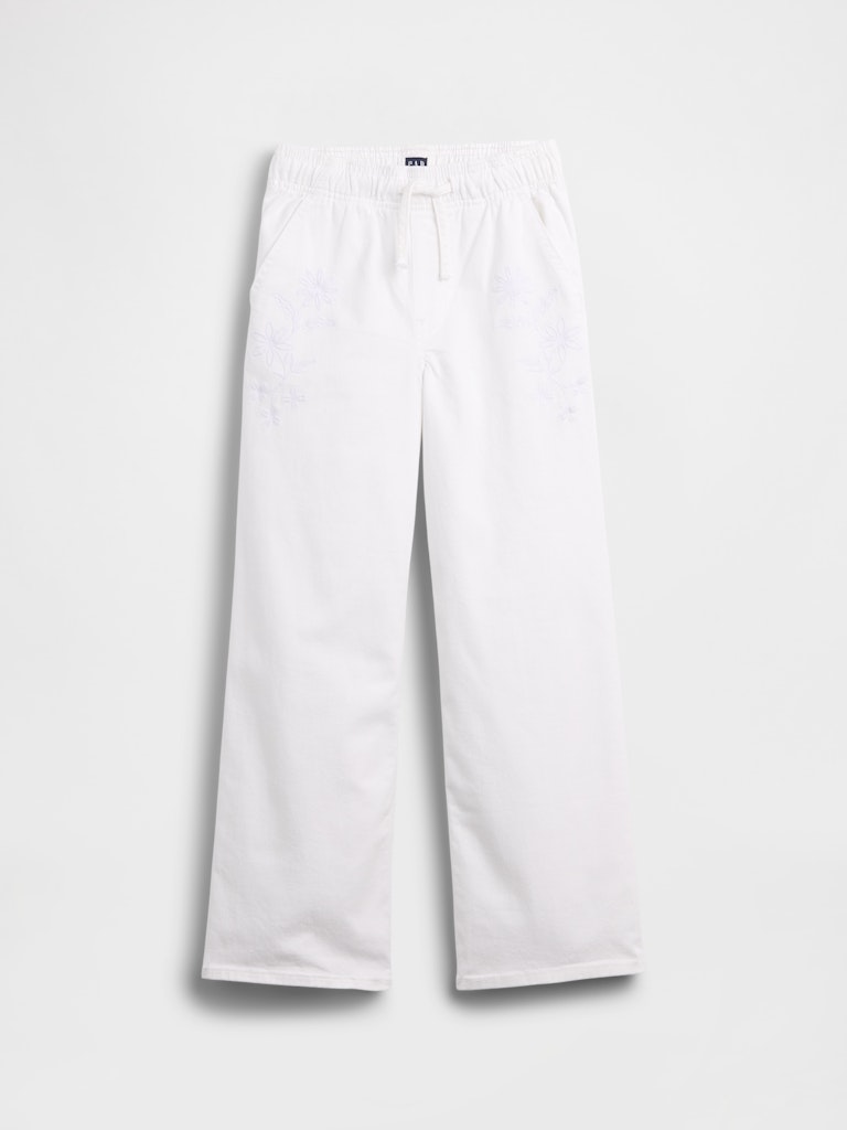 Kids' Mid-Rise Pull-On Wide-Leg Jeans: $23.99 Kids' Mid-Rise Pull-On Wide-Leg Jeans: $23.99