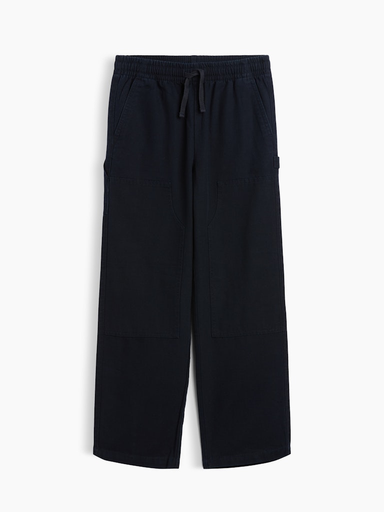 Kids' Relaxed Pull-On Canvas Carpenter Pants: $23.99 Kids' Relaxed Pull-On Canvas Carpenter Pants: $23.99