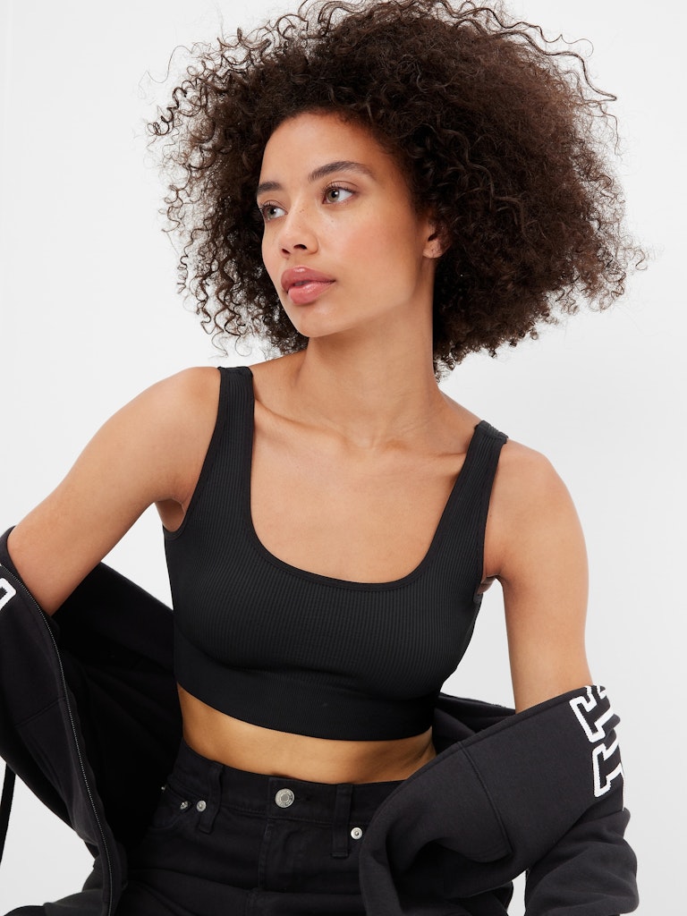 Seamless Ribbed Bralette: $11.99 Seamless Ribbed Bralette: $11.99