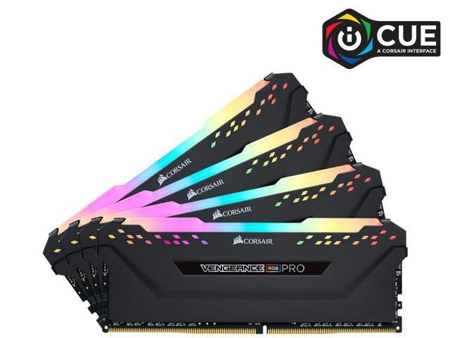 Corsair Vengeance RGB Pro 64GB DDR4 3200 Desktop Memory 4-Pack: $799 Corsair Vengeance RGB Pro 64GB DDR4 3200 Desktop Memory 4-Pack: $799
