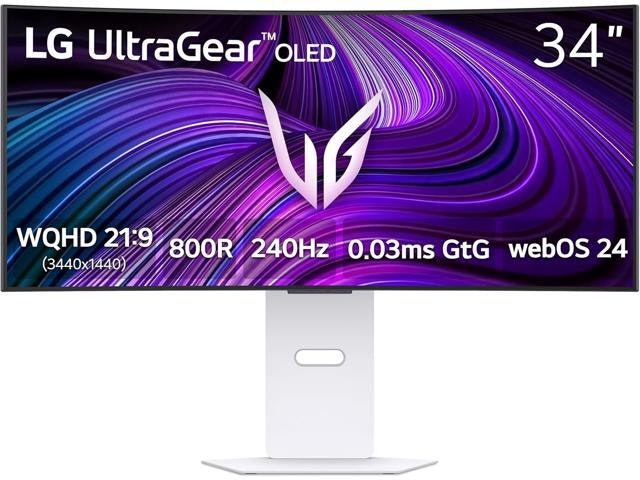 LG UltraGear 34" Ultrawide 1440p HDR OLED G-Sync Curved Monitor: $799.99 LG UltraGear 34" Ultrawide 1440p HDR OLED G-Sync Curved Monitor: $799.99