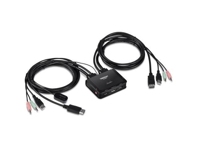 Trendnet 2-Port 4K DisplayPort 1.2 KVM Switch: $79.99