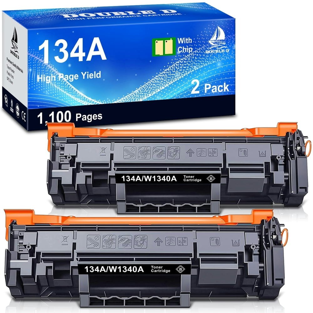 HP 134A Black Toner Cartridge 2-Pack: $43.86 HP 134A Black Toner Cartridge 2-Pack: $43.86