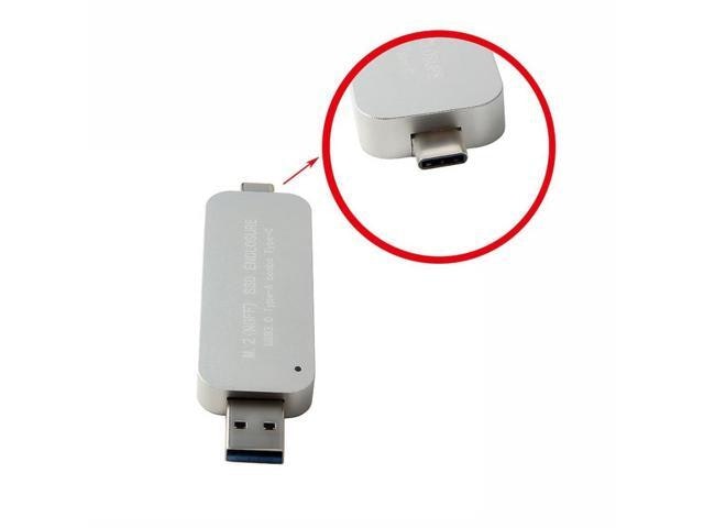 USB 3.0 to M.2 SSD Enclosure: $28.99