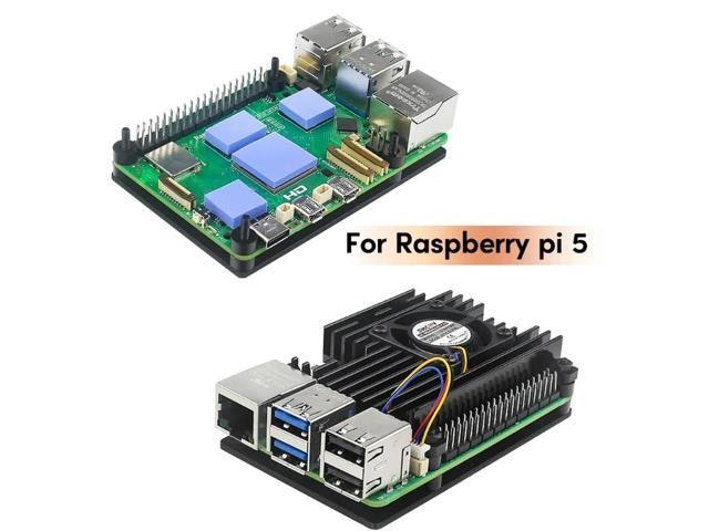 Aluminum Alloy Case with Cooling Fan for Raspberry Pi 5: $22.68 Aluminum Alloy Case with Cooling Fan for Raspberry Pi 5: $22.68