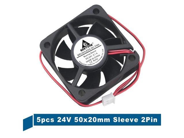 Gdstime 50mm x 20mm 24V DC Cooling Fan 5-Pack: $28.70 Gdstime 50mm x 20mm 24V DC Cooling Fan 5-Pack: $28.70