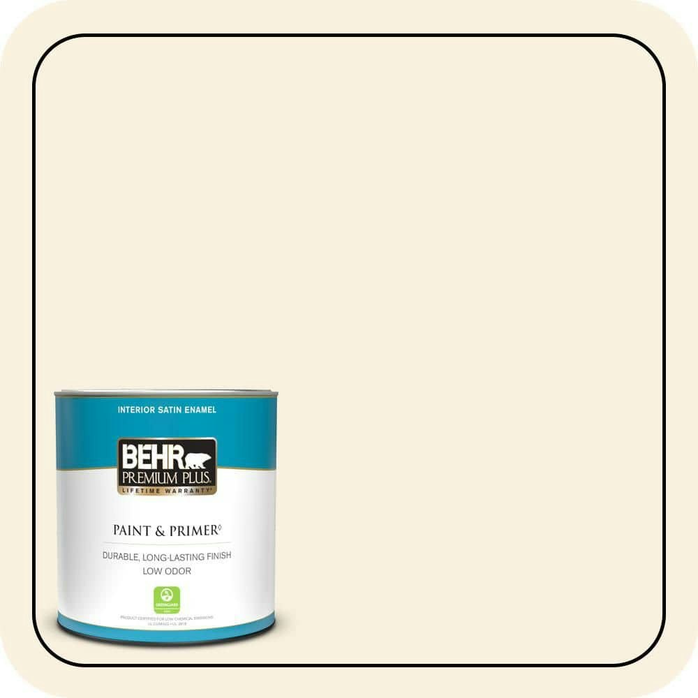 Fine Porcelain Satin Interior Paint and Primer 1-Quart: $19.48 Fine Porcelain Satin Interior Paint and Primer 1-Quart: $19.48