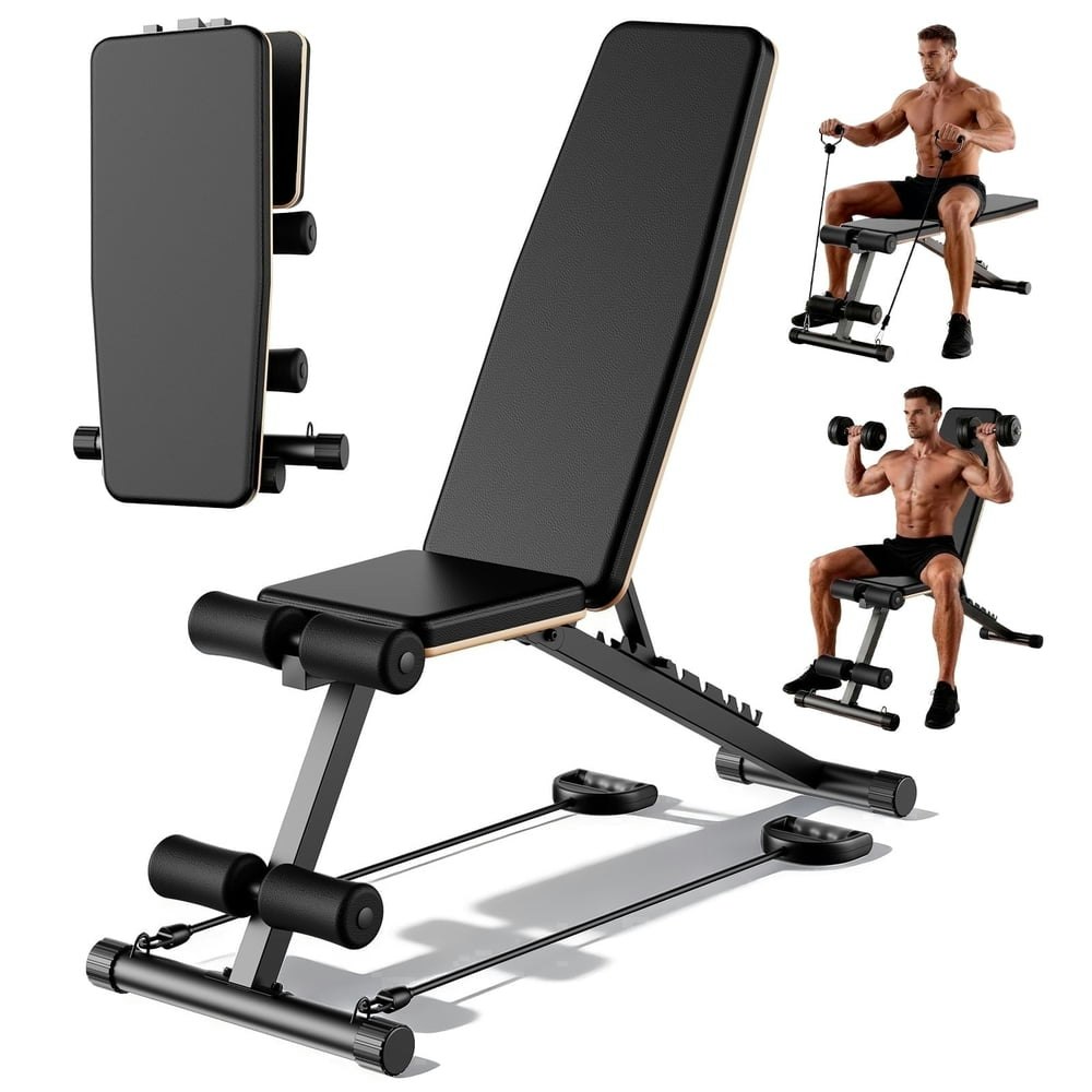 Baokaler Adjustable Weight Bench: $79.99 Baokaler Adjustable Weight Bench: $79.99