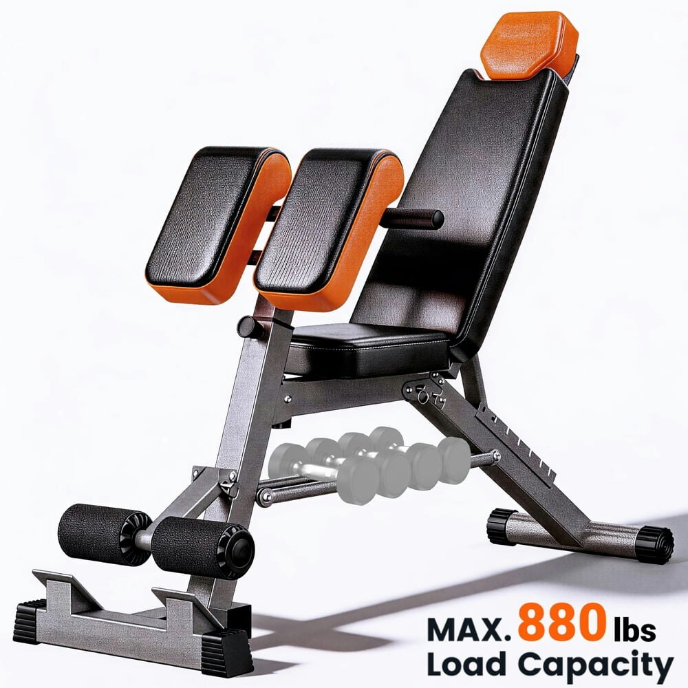 Blacksmith Multi-Functional 880-lb Capacity Adjustable Roman Chair: $89.99 Blacksmith Multi-Functional 880-lb Capacity Adjustable Roman Chair: $89.99