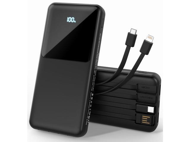 Zuoggpet 10,000mAh Portable Charger with Built-in Cables: $33.99 Zuoggpet 10,000mAh Portable Charger with Built-in Cables: $33.99