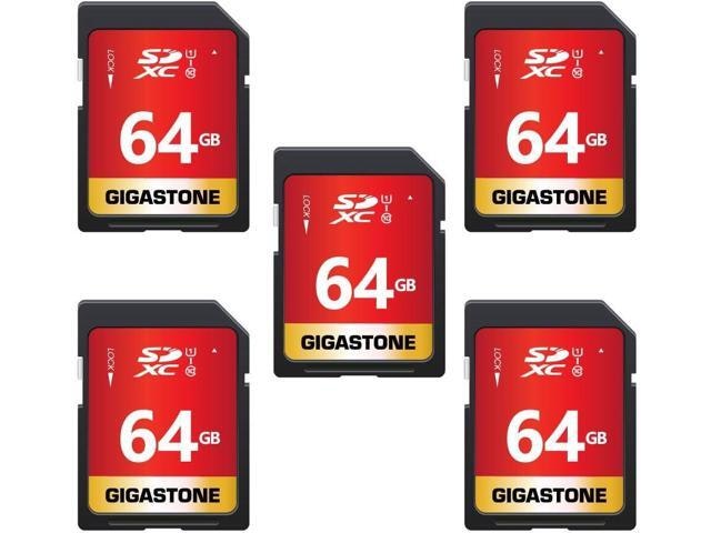 Gigastone 64GB SDXC Memory Card 5-Pack: $155.98 Gigastone 64GB SDXC Memory Card 5-Pack: $155.98