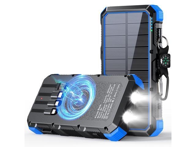 49,800mAh Solar Wireless Power Bank: $29.99