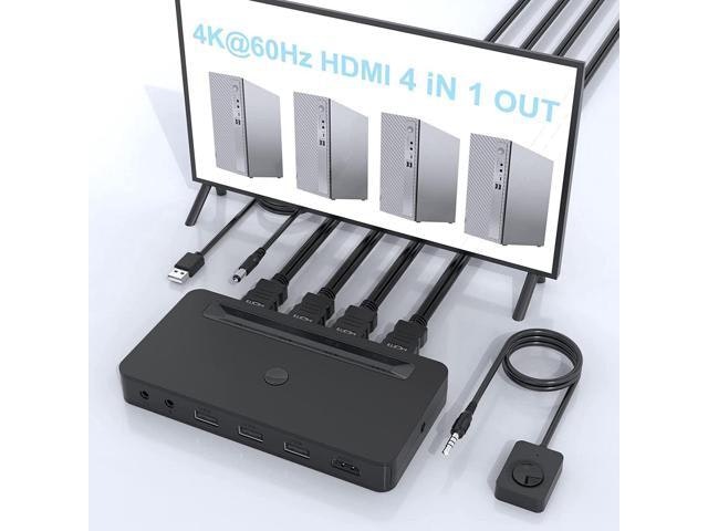 Vszerda 4-Port 4K HDMI KVM Switch: $88.89 Vszerda 4-Port 4K HDMI KVM Switch: $88.89