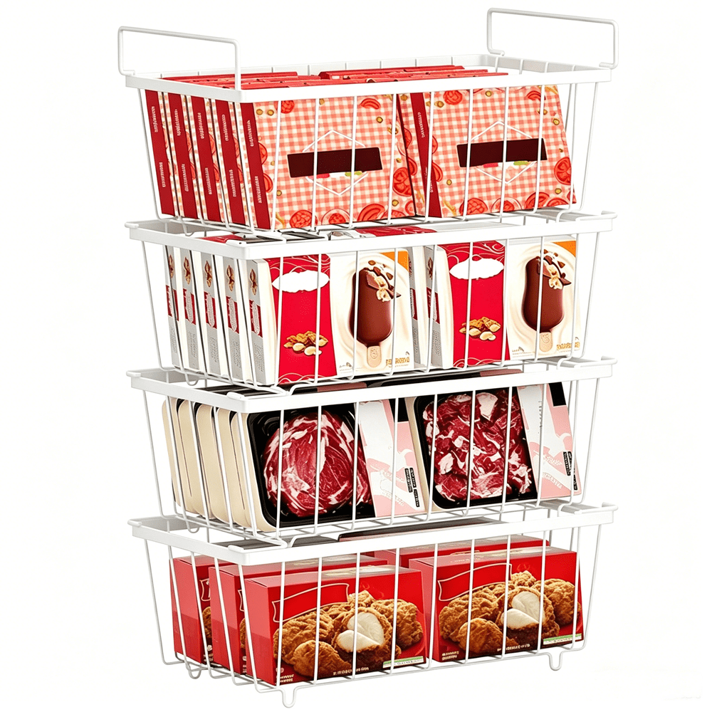 Freezer Organizer Bins 4-Pack: $23.89 Freezer Organizer Bins 4-Pack: $23.89