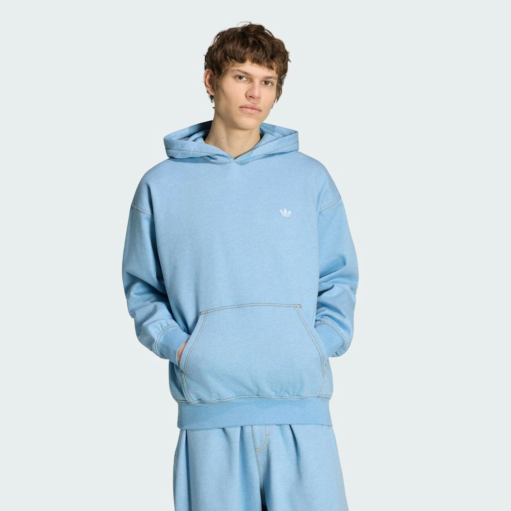 Trefoil Essentials Melange Loose Hoodie: $70 Trefoil Essentials Melange Loose Hoodie: $70