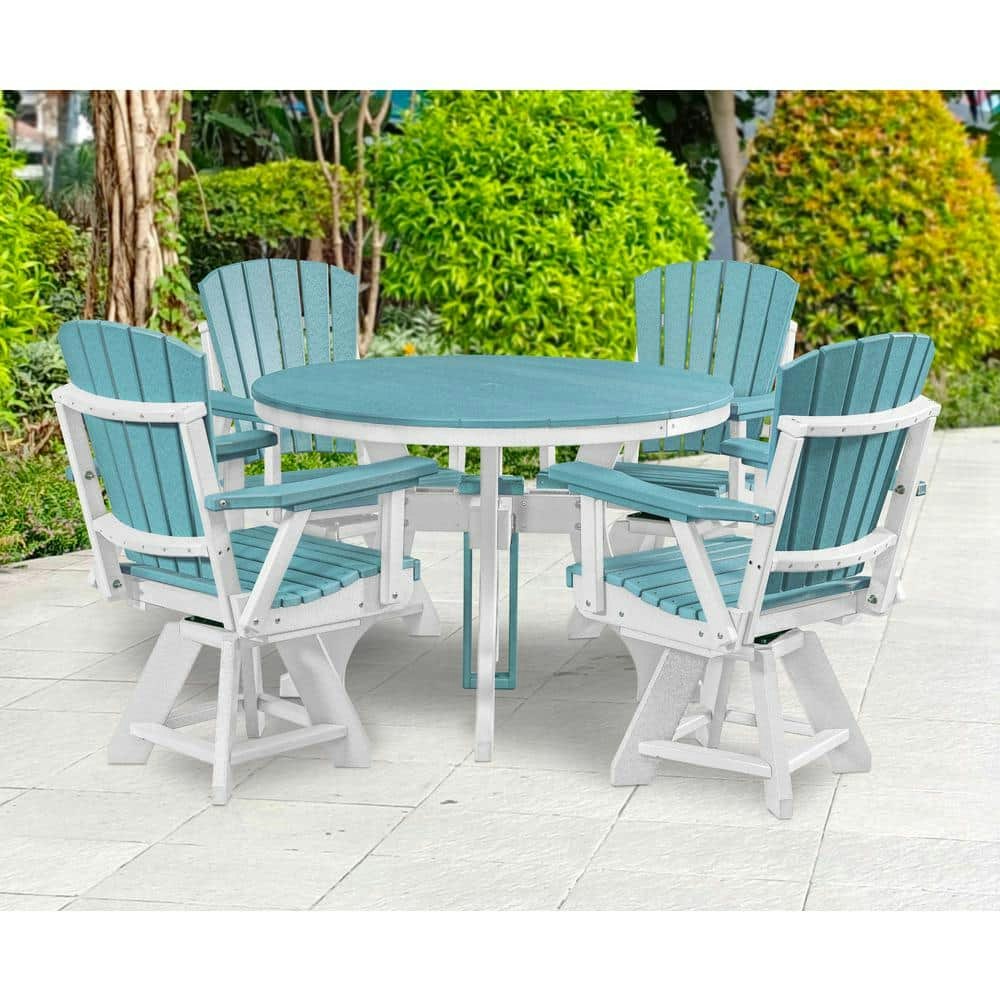 Adirondack 5-Piece Round Outdoor Dining Set: $2,668.35 Adirondack 5-Piece Round Outdoor Dining Set: $2,668.35